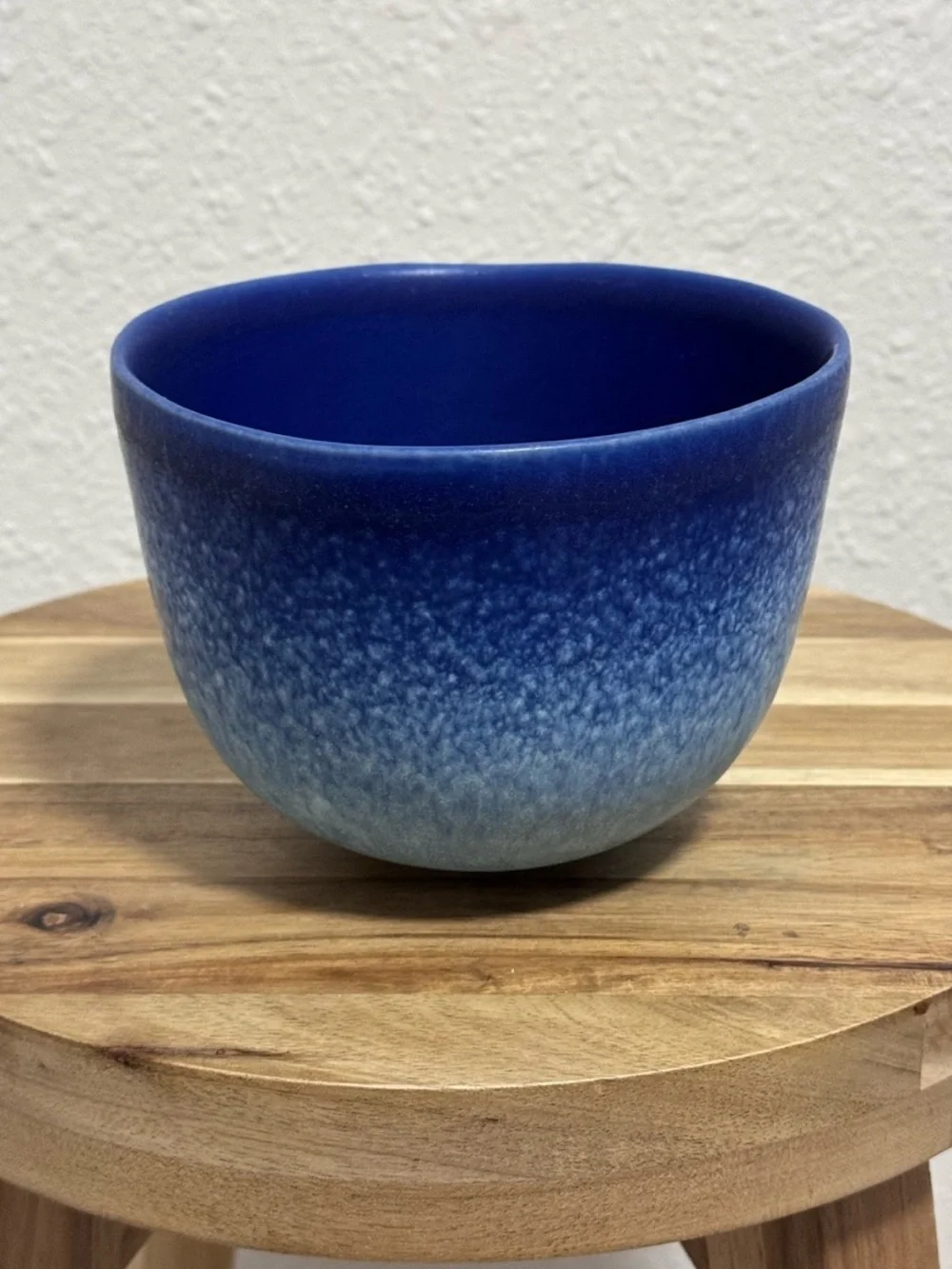 Anthropologie Dalila Ombre Bowl Azure Blue Stoneware
